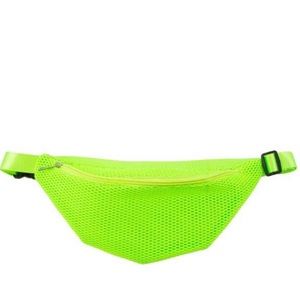 Neon green fanny pack